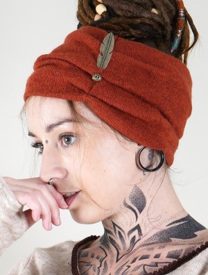 Toonzshop Aikköoz Feathered Headband Hüte Damen Sienna | 7395NXKGC