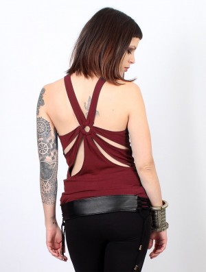 Toonzshop Anaba Top Oberteile Damen Wine | 6035RCKYA