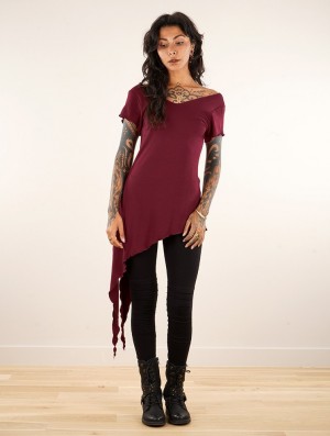 Toonzshop Avataran Tunic Oberteile Damen Wine | 0952QBLPV