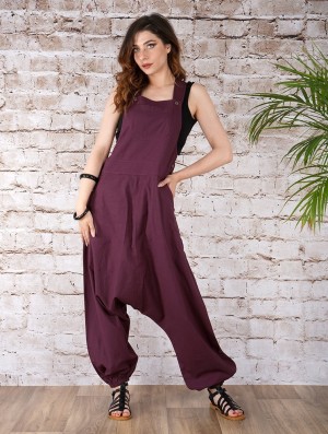 Toonzshop Bhakta Harem Pant Overalls Hose Damen Wine | 0178HAWJK