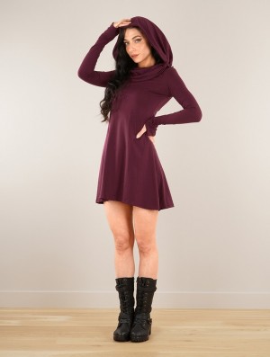Toonzshop Chryzz Dress Kleid Damen Wine | 9582CWPNI