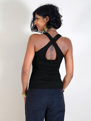 Toonzshop Eneko Sleeveless Top Oberteile Damen Schwarz | 7850EJQAS