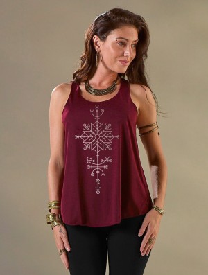 Toonzshop Freyja Printed Tank Top Tanktop Damen | 4751HRJXT
