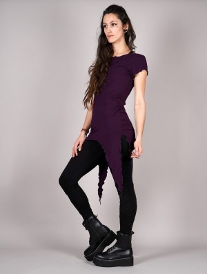 Toonzshop Himaskhalan Tunic Kleid Damen Dunkellila | 4152JZYXD