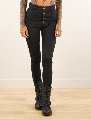 Toonzshop Karusa Jeans Jeans Damen Schwarz | 3571VUCAQ