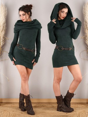 Toonzshop Mantra Sweater Dress Kleid Damen Blau | 7620OHADJ