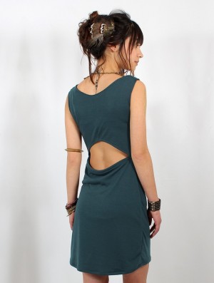 Toonzshop May-lï Dress Kleid Damen Teal | 9287AQOZV