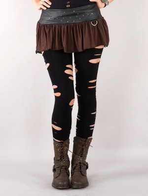 Toonzshop Micro Skirt Rock Damen Braun | 9315LNRGD
