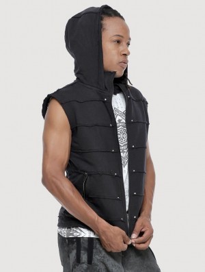 Toonzshop Moli Sleeveless Jacket Jacken Herren Schwarz | 0145SMILA