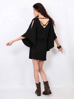 Toonzshop Moonaï Dress Kleid Damen Schwarz | 8527YJKMO