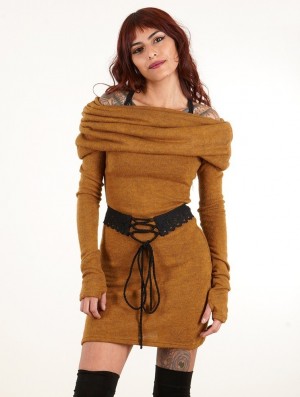 Toonzshop Mori Crochet Lace Belt Gürtel Damen Schwarz | 4972UFBZC