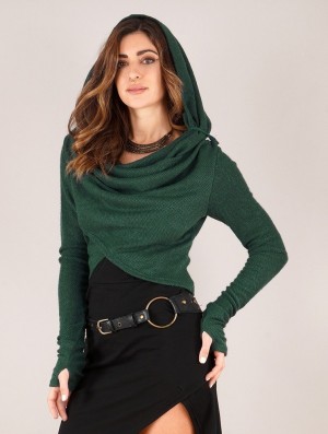 Toonzshop Nadjäa Short Pullover Pullover Damen Pfauen | 9163WIQJV