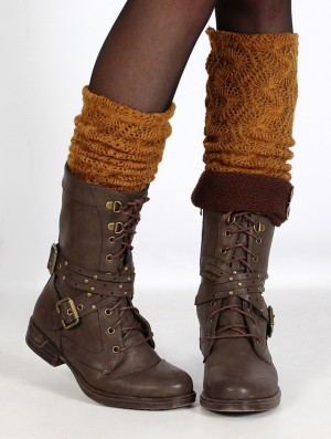 Toonzshop Naïlo Crochet Legwarmer Legwarmer Damen Rusty | 3485SLPKE