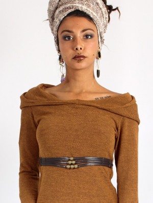 Toonzshop Nazaëe Belt Gürtel Damen Braun | 0391WENRL