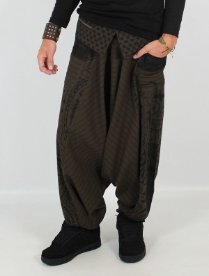 Toonzshop Necka Gender Neutral Harem Pants Hose Herren Grün | 6134SMXEP