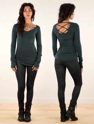 Toonzshop Nikkäa Pullover Pullover Damen Darkteal | 1367GEBKY