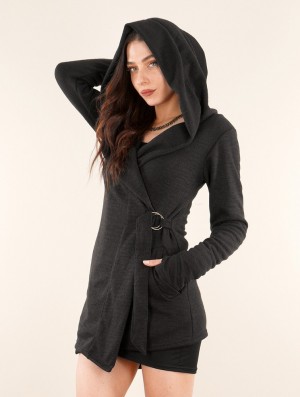 Toonzshop Nyxx Rmx Hooded Jacket Jacken Damen Schwarz | 2679KSQLI