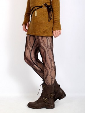 Toonzshop Okïl Lace Long Leggings Leggings Damen Schwarz | 7824CQLGH