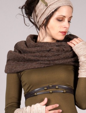 Toonzshop Oöna Snood Scarf Schal Damen Braun | 1978IPAON