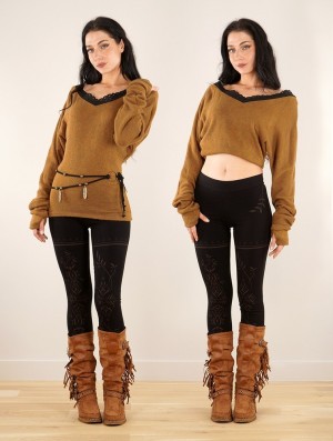 Toonzshop Physälis 2in1 Roll-up Sweater Pullover Damen Rusty | 3720JBLQD
