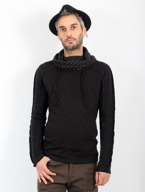 Toonzshop Psylo Hoodie "Kafiya" Hoodie Herren Schwarz | 2961PJTWF