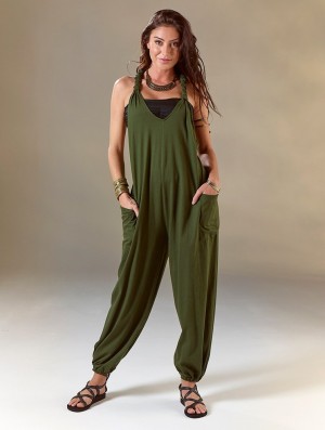 Toonzshop Sampatti Harem Pant Overalls Hose Damen Grün | 8162JETVG
