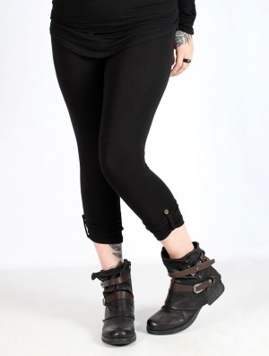 Toonzshop Sha-zu Short Leggings Leggings Damen Schwarz | 4631QGERH