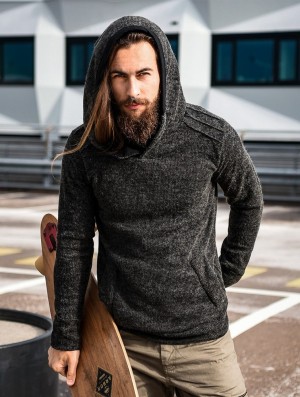 Toonzshop Sphynx Sweater Top Pullover Herren Grau | 8401HKROE
