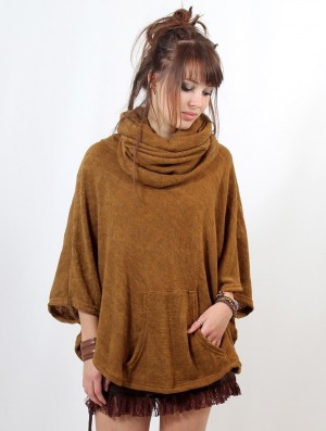 Toonzshop Taraka Poncho Ponchos Damen Rusty | 7420PLMJD
