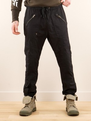 Toonzshop Tawa Gender Neutral Cargo Pants Hose Herren Schwarz | 6017GNLMQ