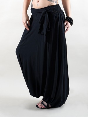Toonzshop Tawneeh Gender Neutral Harem Pants Hose Damen Schwarz | 6314AVSTY