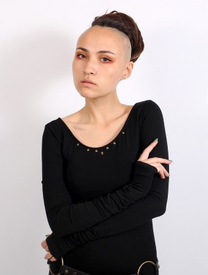 Toonzshop Tchaïka Long Sleeve Top Oberteile Damen Schwarz | 3065MVZJA