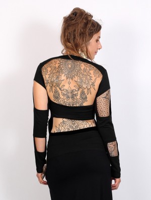 Toonzshop Wild Top Oberteile Damen Schwarz | 9450UCSNL
