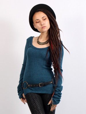 Toonzshop Ysïs Pullover Pullover Damen Blau | 3871GKJWY