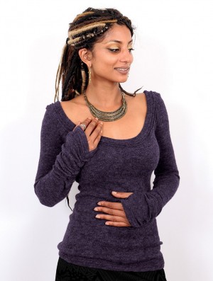 Toonzshop Ysïs Pullover Pullover Damen Lila | 9035FGAKD