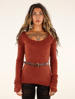 Toonzshop Ysïs Pullover Pullover Damen Sienna | 6378VPIRS
