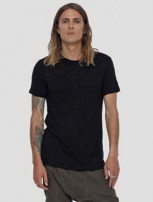 Toonzshop Zentangle T-shirt T-Shirt Herren Schwarz | 4609HBQZT