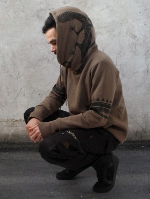 Toonzshop Zikit Hoodie Hoodie Herren Braun | 6207VAITL