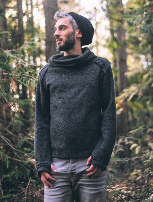 Toonzshop Özz Sweater Top Pullover Herren Grau | 7358TMGWN